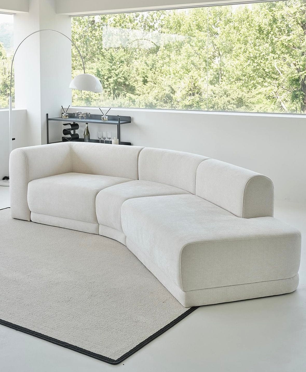 Home Atelier Aniston Scratch Resistant Sectional Sofa