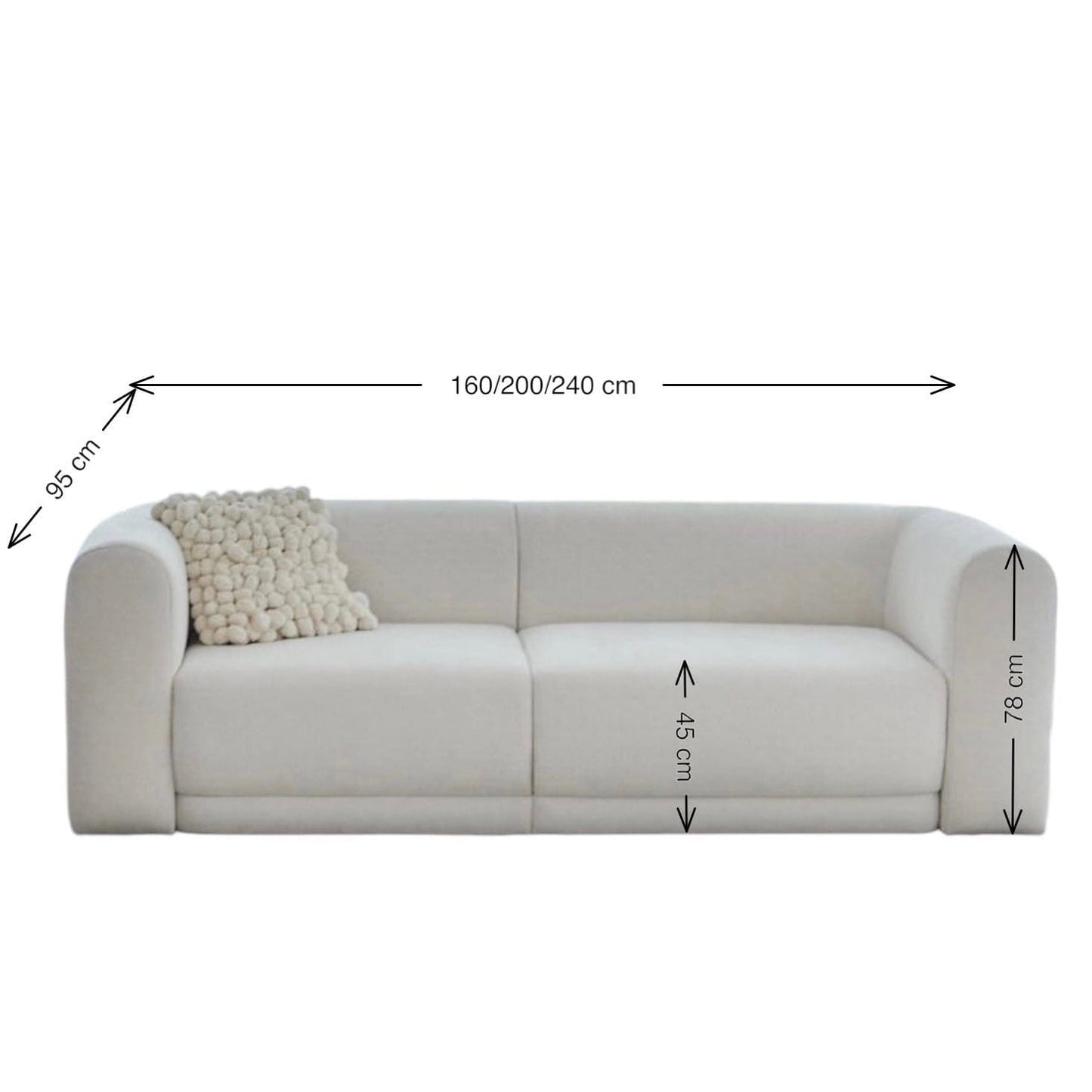 Home Atelier Aniston Scratch Resistant Sectional Sofa