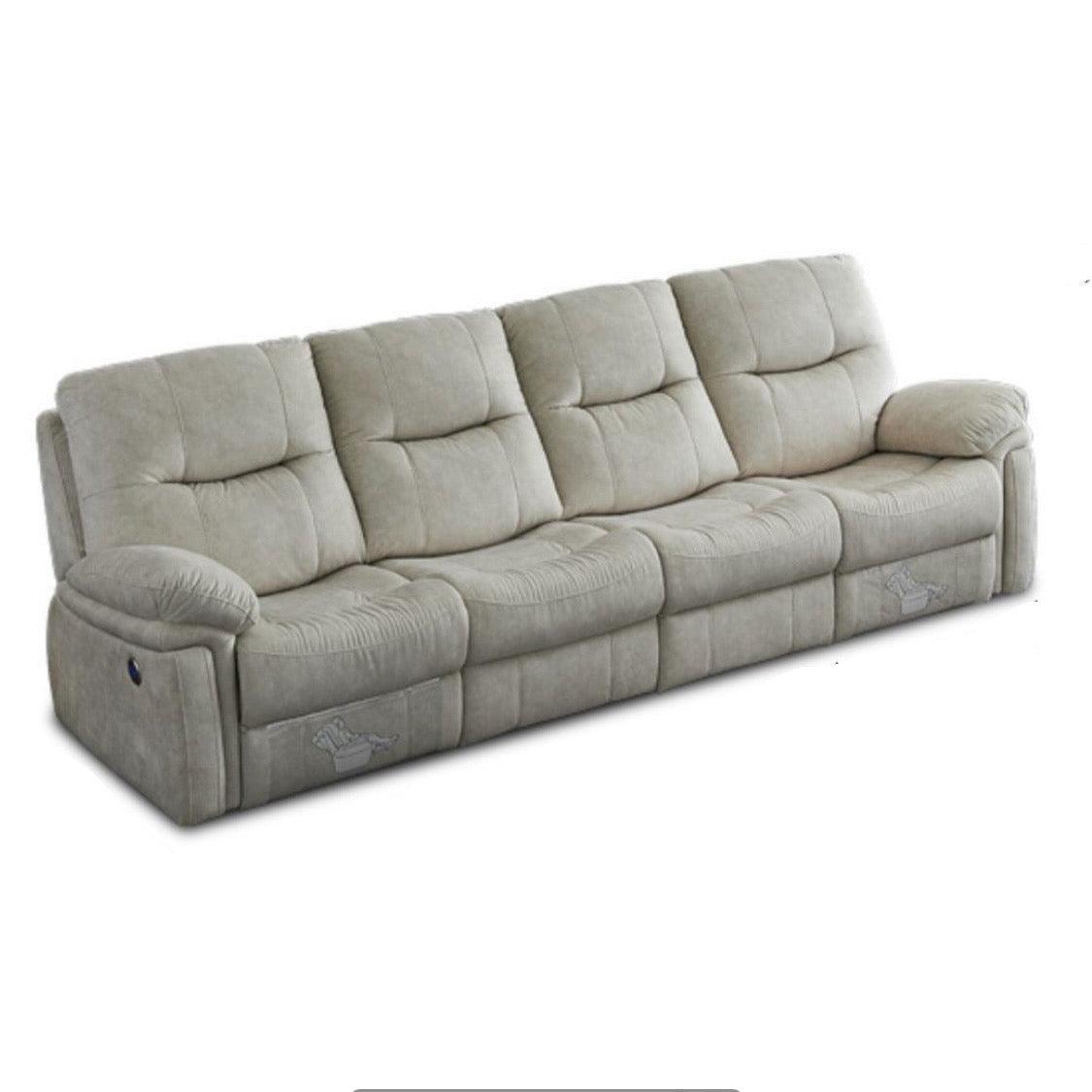 Ansel Velvet Electric Recliner Sofa