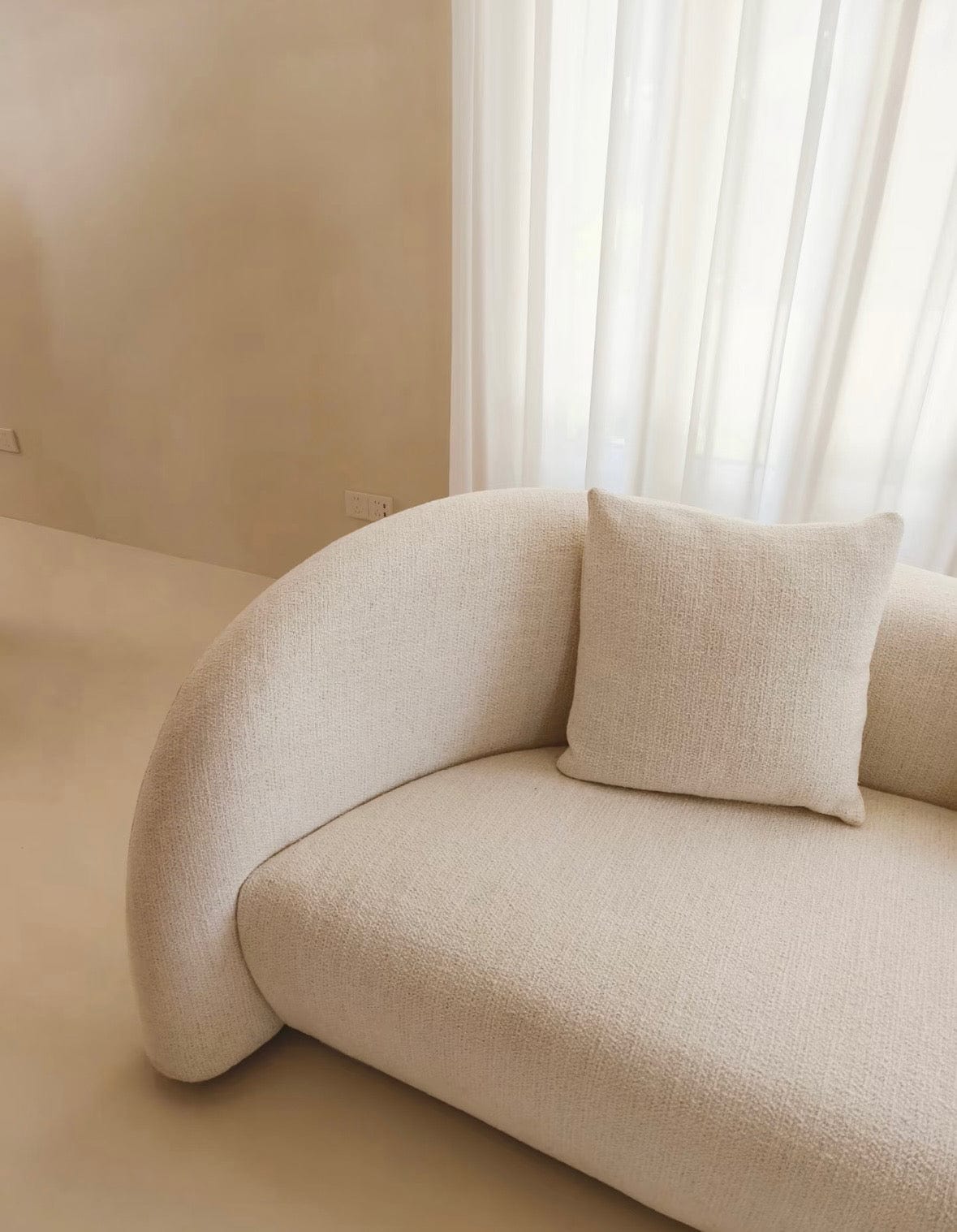 Home Atelier Anthea Performance Boucle Curve Sofa