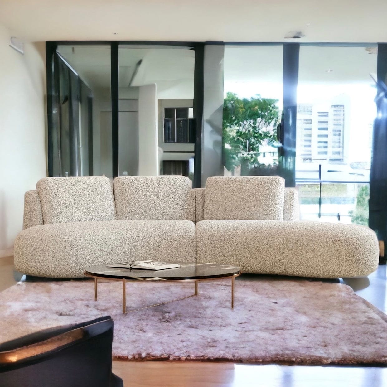 Arch Performance Boucle Curve Sofa – Home Atelier