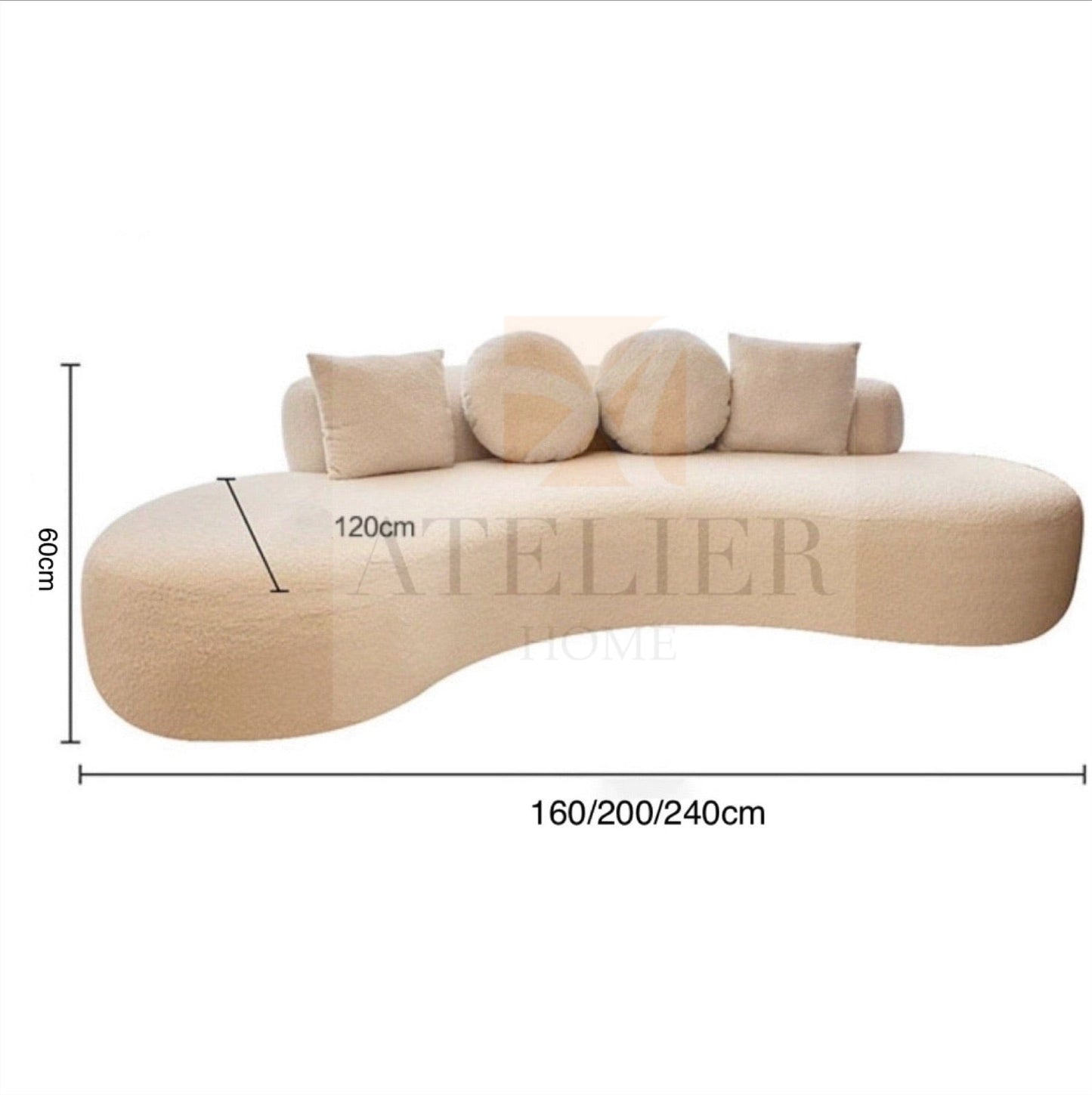 Home Atelier Arianna Performance Curve Sofa