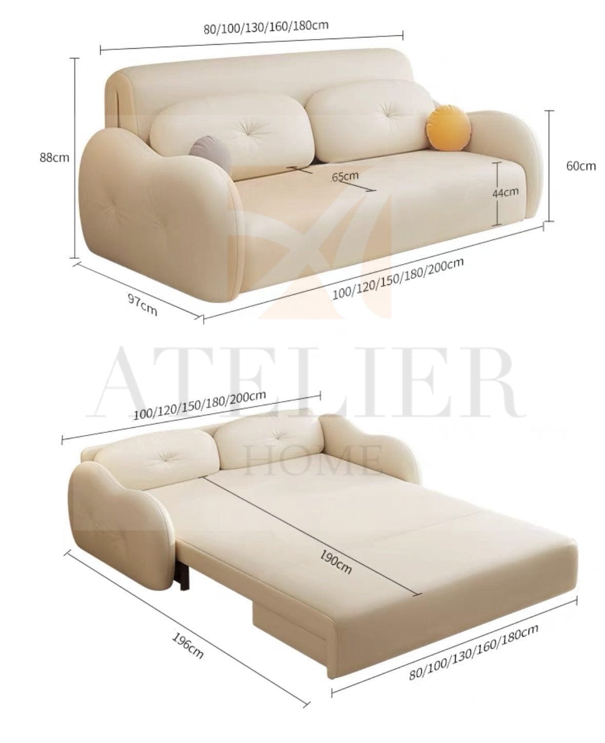 Home Atelier Aries Electric Sofa Bed