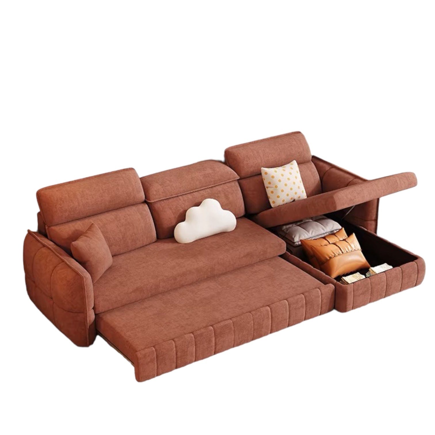 Home Atelier Ariyo Scratch Resistant Storage Sofa Bed