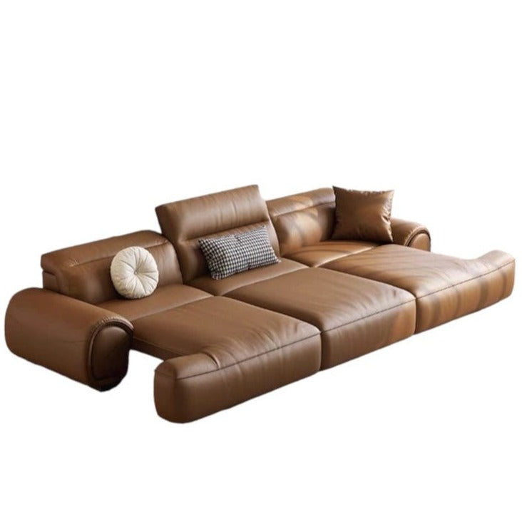 Home Atelier Aroy Electric Motorized Leather Sofa Bed