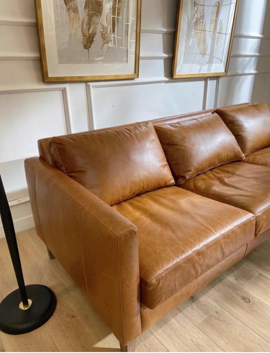 Home Atelier Arthur Leather Sectional Sofa