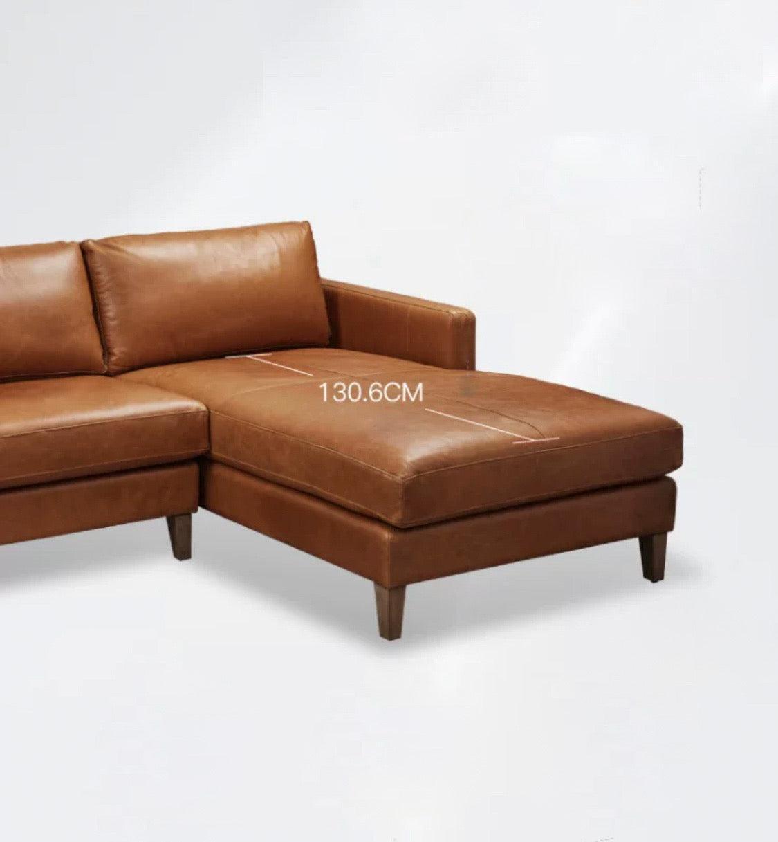 Home Atelier Arthur Leather Sectional Sofa