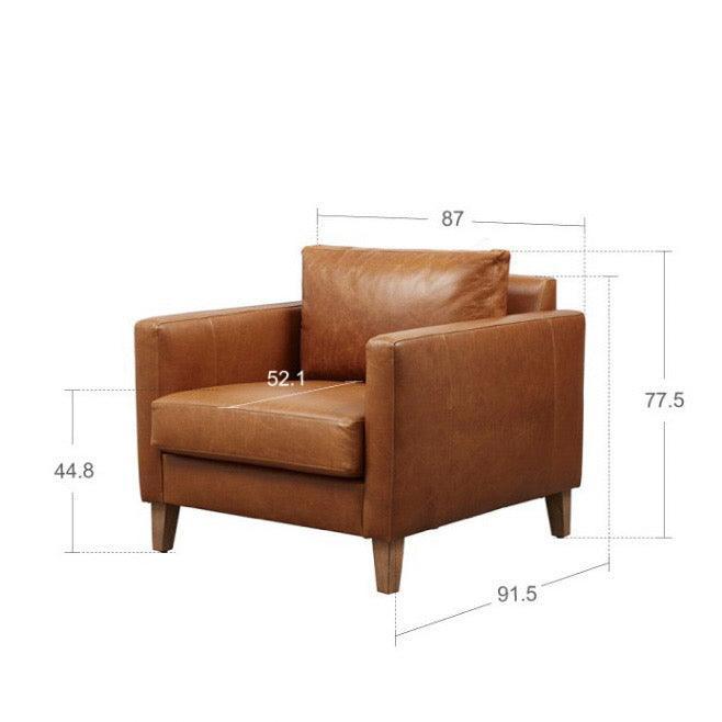 Home Atelier Arthur Leather Sectional Sofa