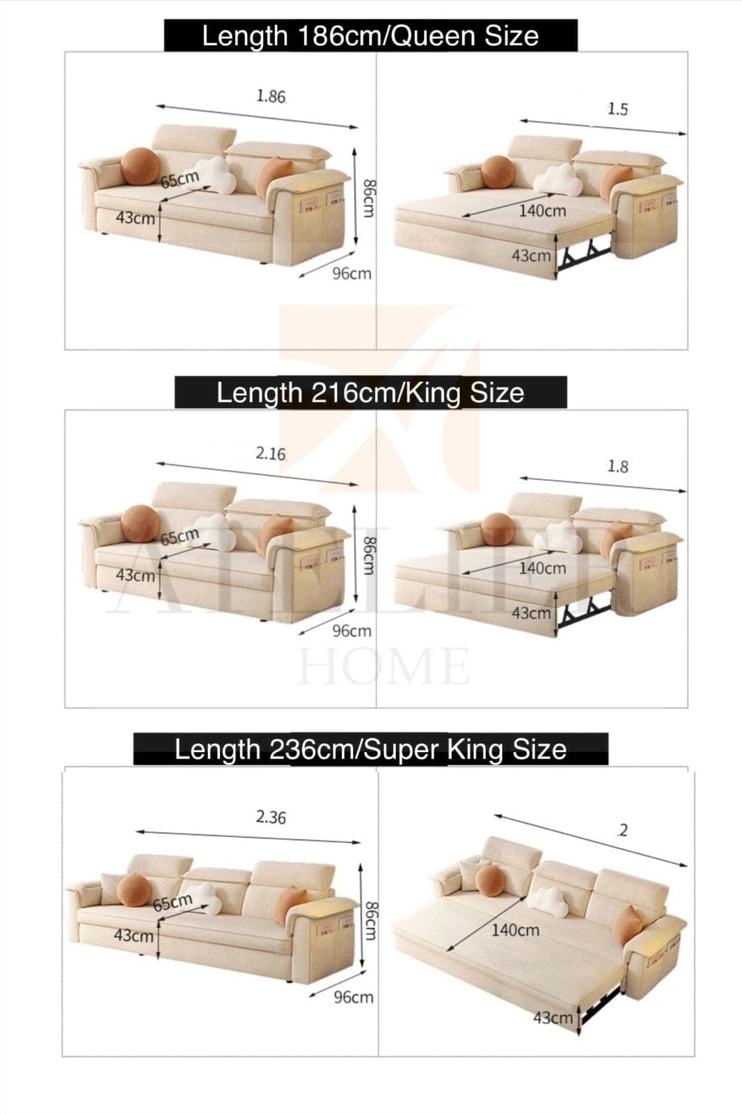 Home Atelier Ascott Sofa Bed