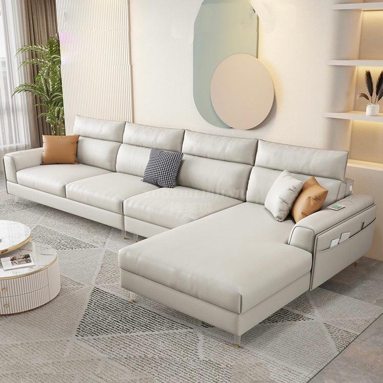 Home Atelier Ashley Sectional Sofa with LED Base Lighting