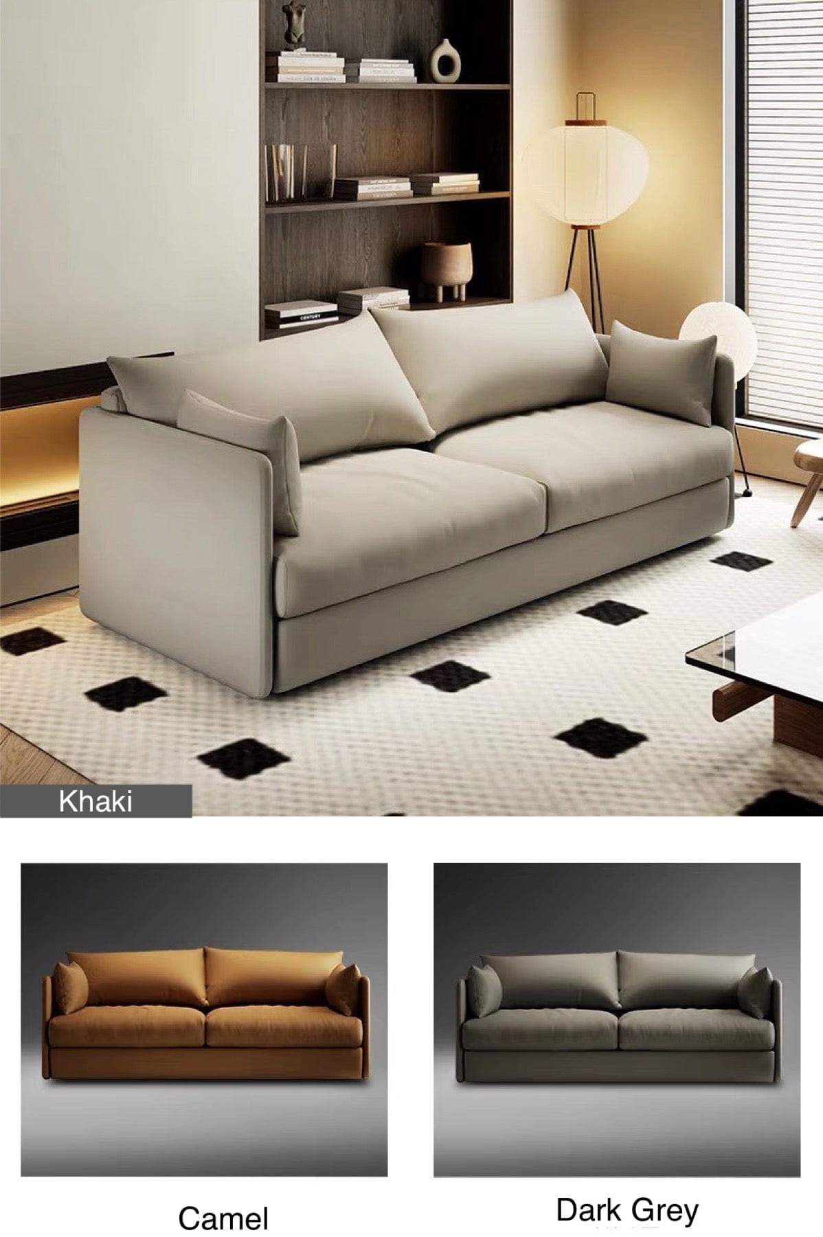 Home Atelier Auburn Foldable Sofa Bed with Mattress