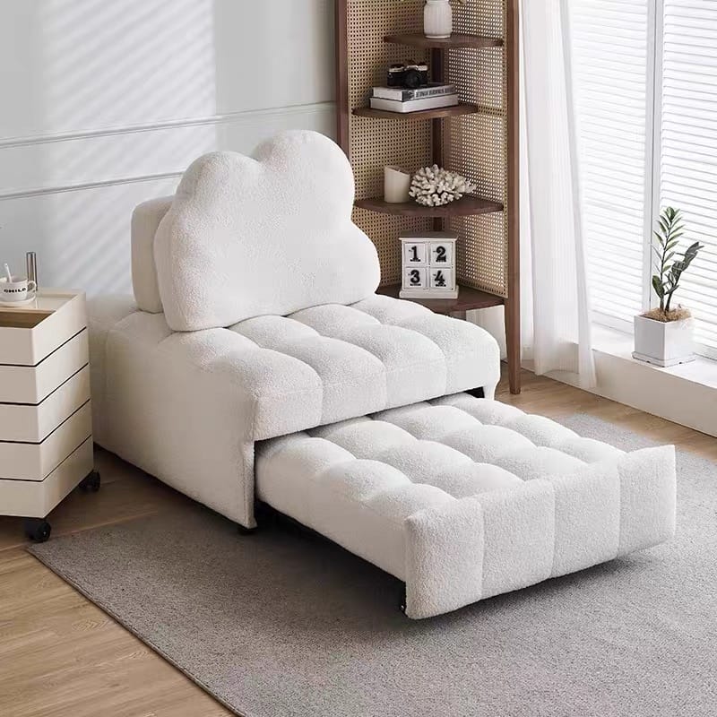 Home Atelier Audre Tufted Pull-out Boucle Sofa Bed (Copy)