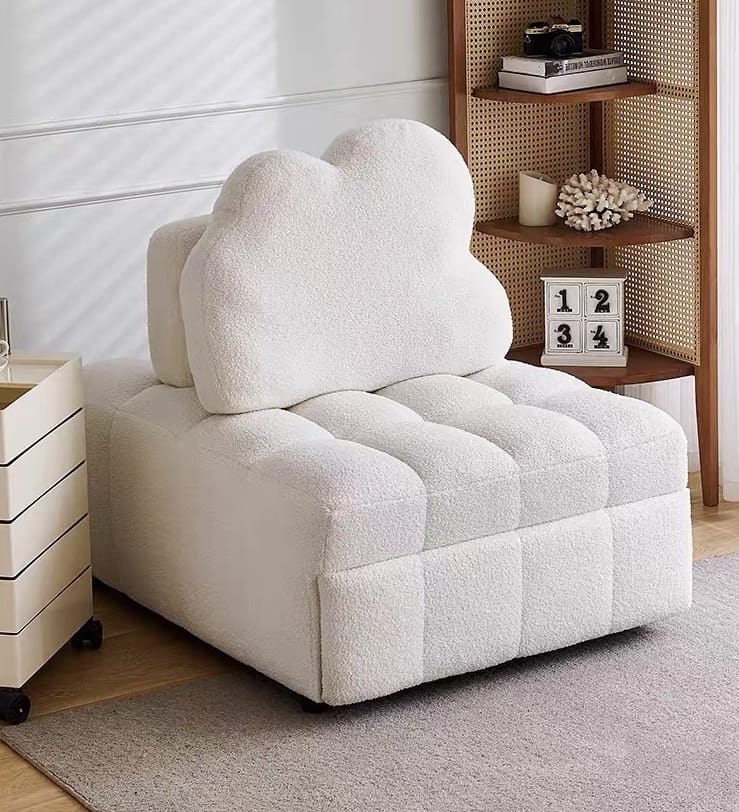 Home Atelier Audre Tufted Pull-out Boucle Sofa Bed (Copy)