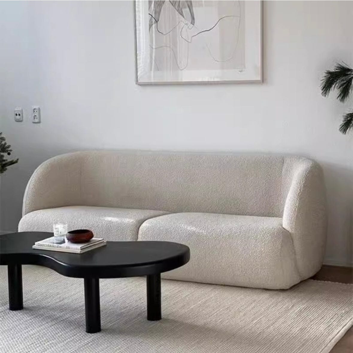 Home Atelier Aureliano Performance Boucle Curve Sofa