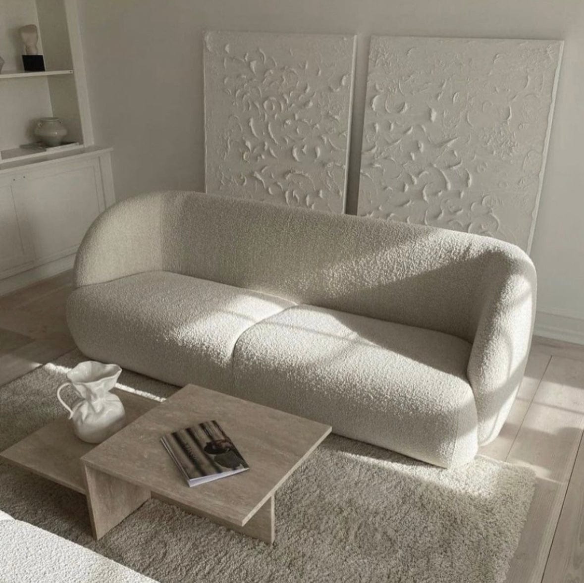 Home Atelier Aureliano Performance Boucle Curve Sofa