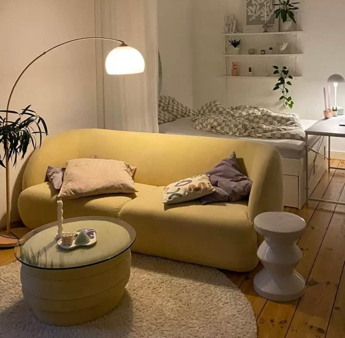 Home Atelier Aureliano Performance Boucle Curve Sofa