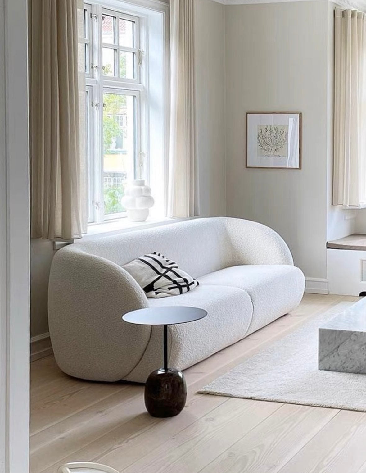 Home Atelier Aureliano Performance Boucle Curve Sofa