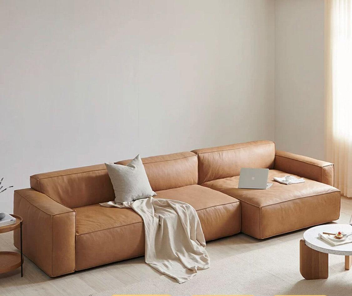 Home Atelier Aureus Leather Sofa