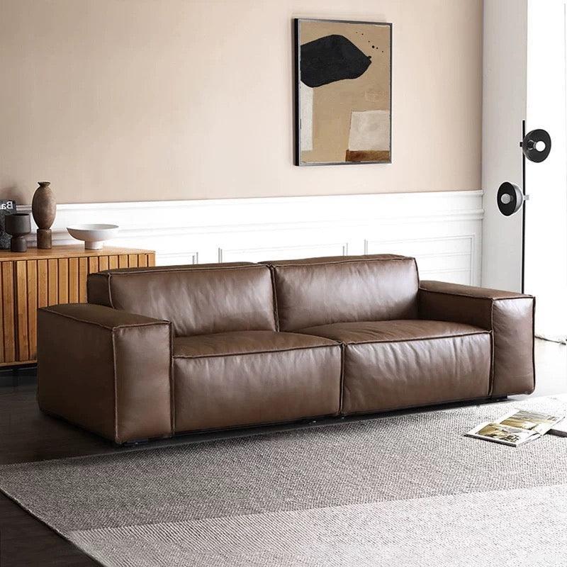 Aureus Leather Sofa Home Atelier