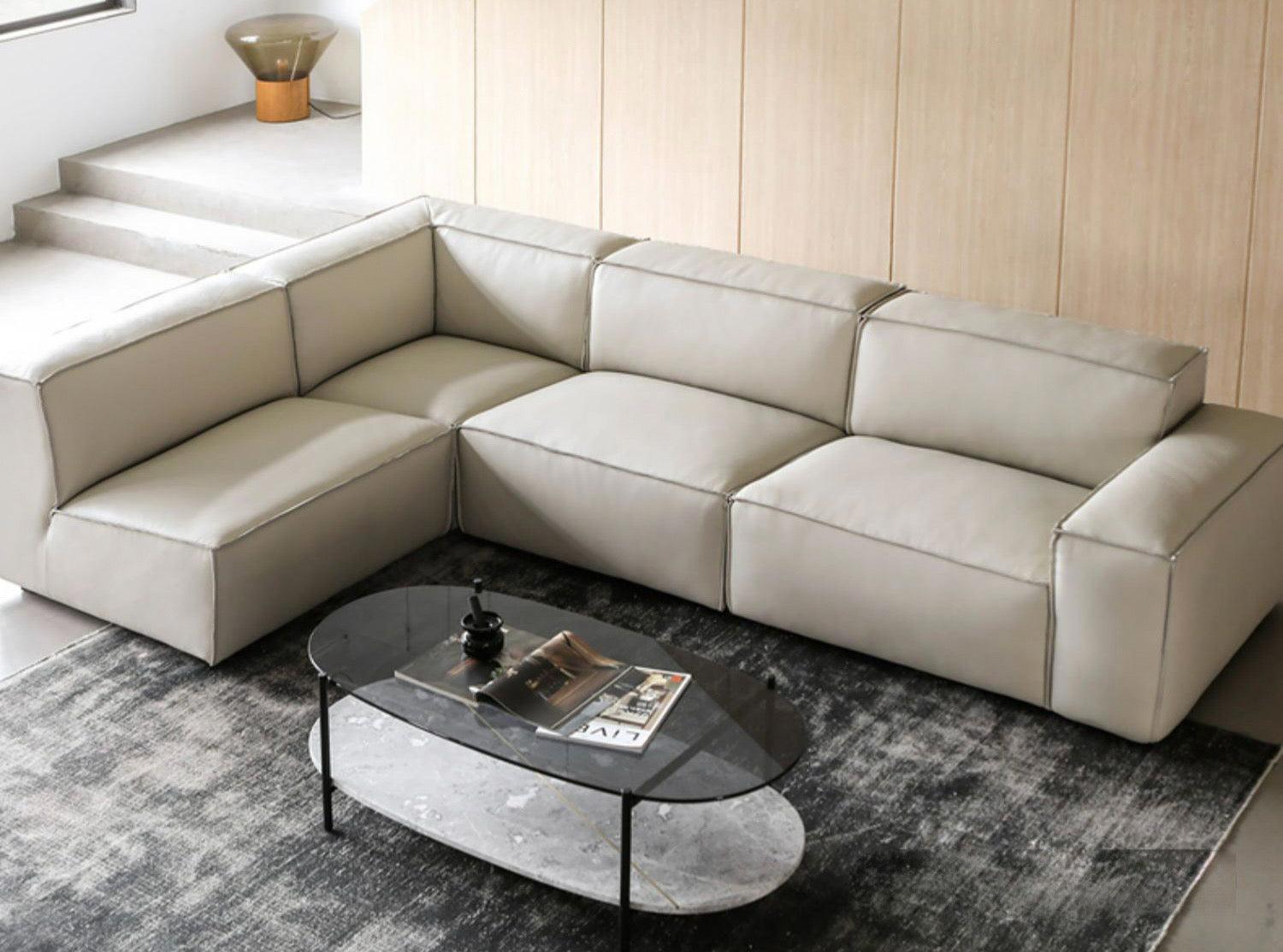 Home Atelier Aureus Leather Sofa