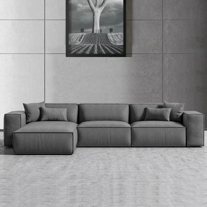 Home Atelier Aureus Sectional Velvet Sofa