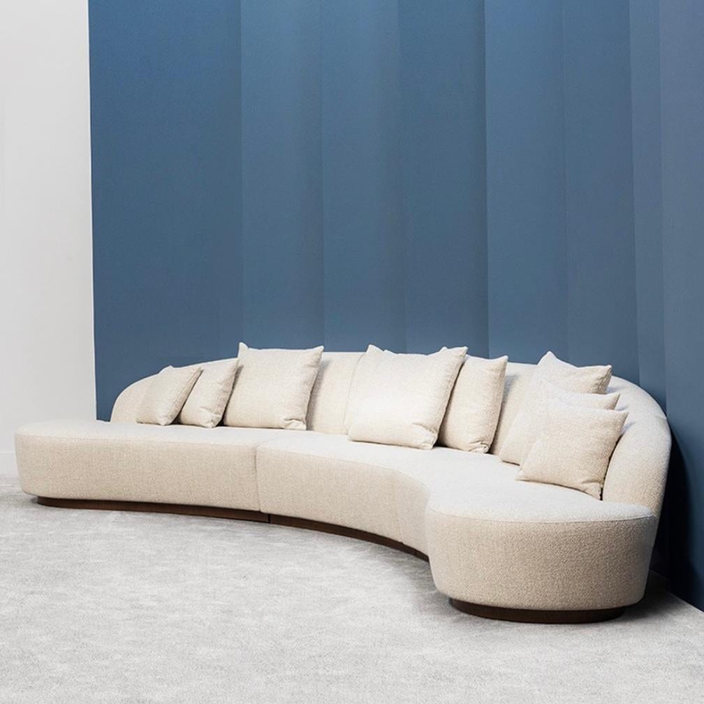 Home Atelier Austin Boucle Curve Sofa