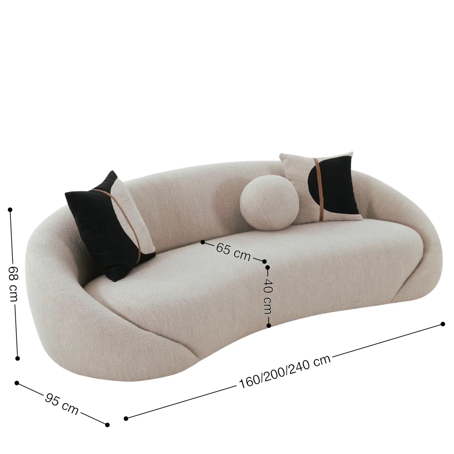 Home Atelier Bauer Curve Sofa