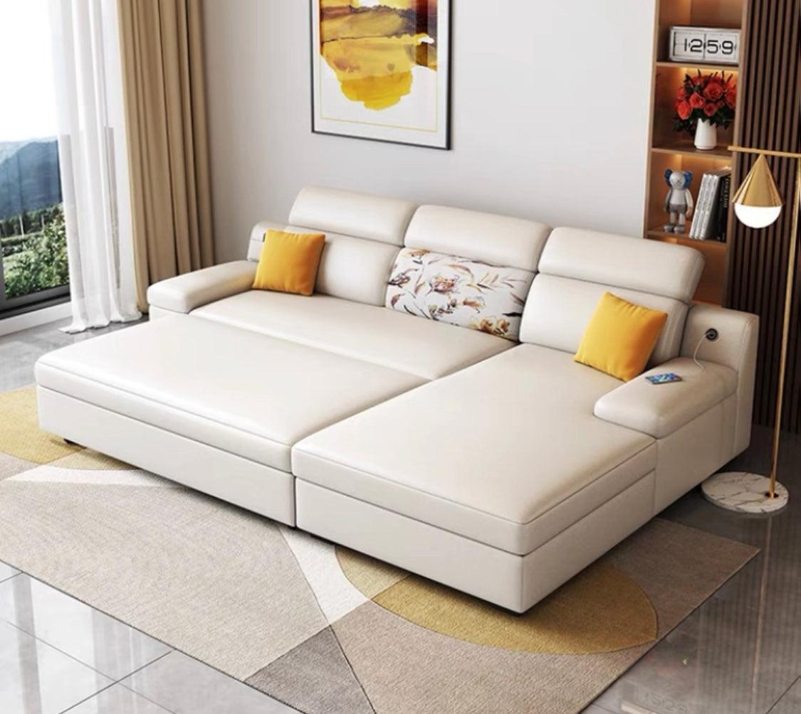 Home Atelier Bell Sectional L-shape Storage Sofa Bed