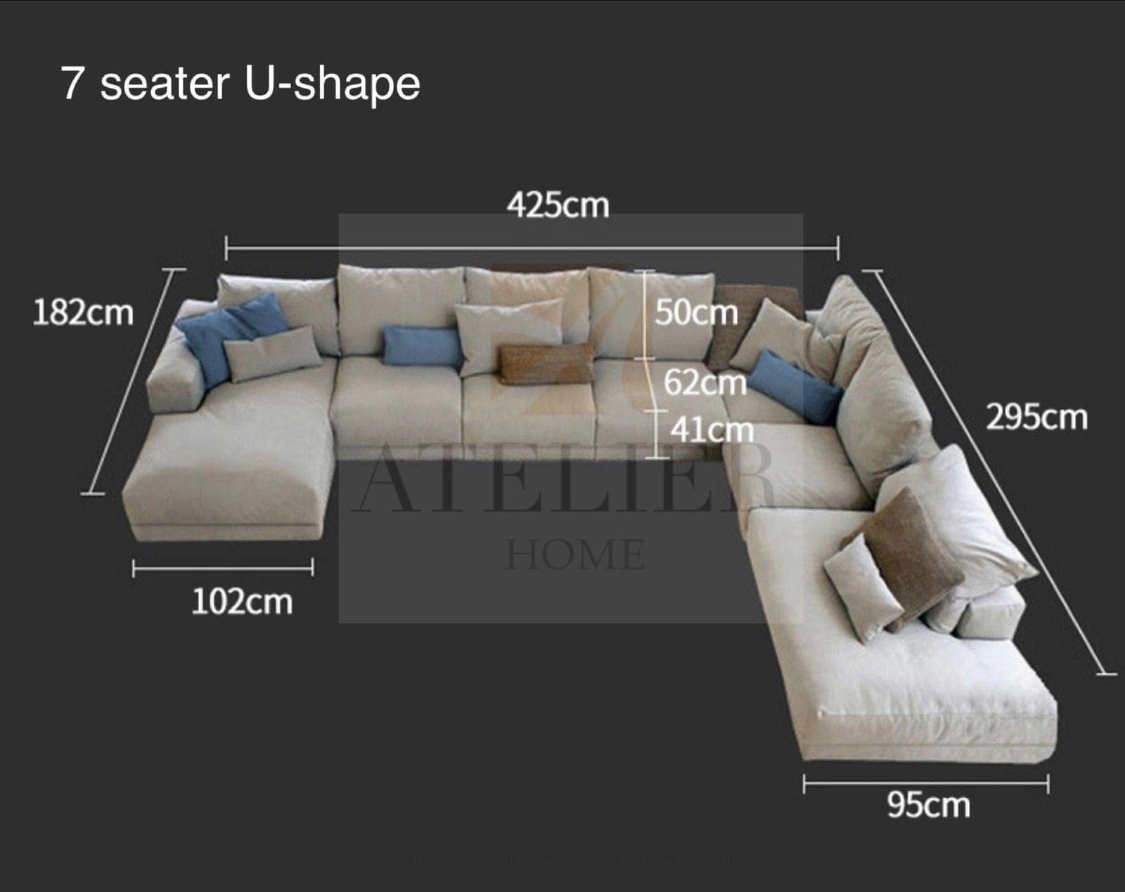 Home Atelier Bellini Sectional L-shape Corner Seat Sofa