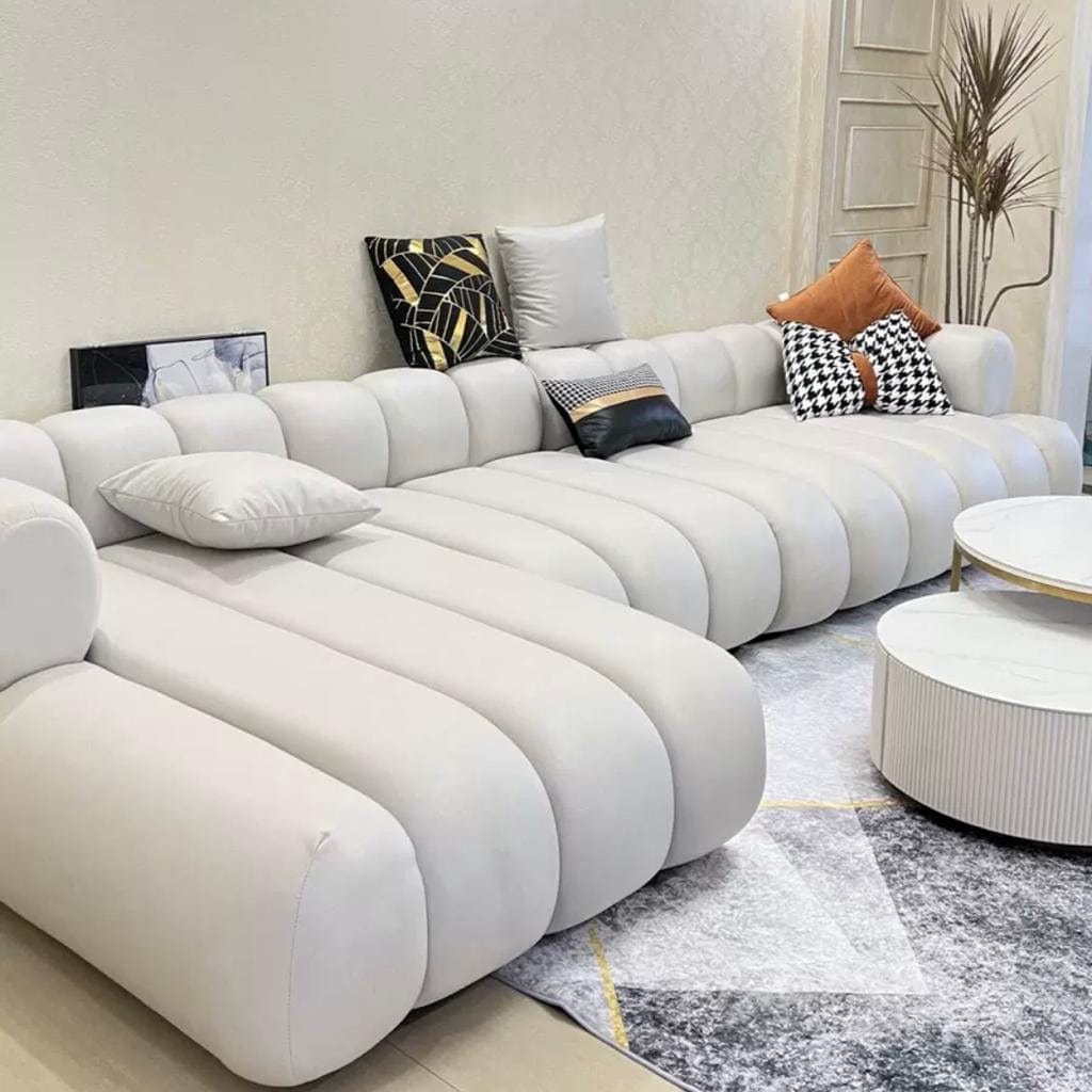 Home Atelier Benji Boucle Sectional Sofa