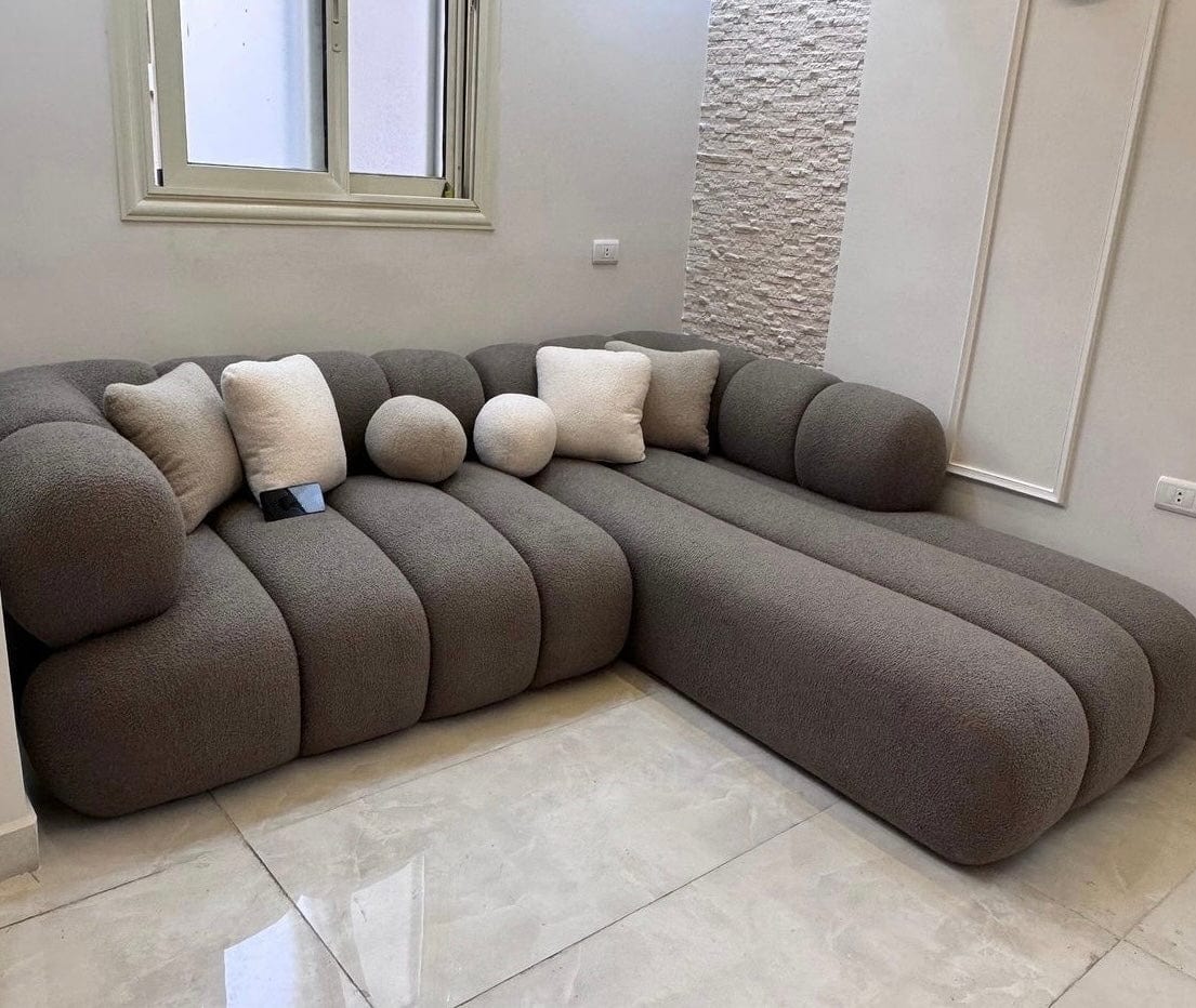 Home Atelier Benji Boucle Sectional Sofa