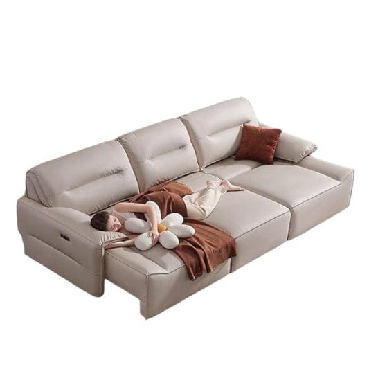 Home Atelier Bianco Electric Motorized Leather Sofa Bed