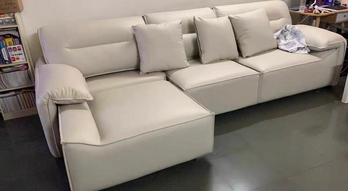 Home Atelier Bianco Electric Motorized Leather Sofa Bed