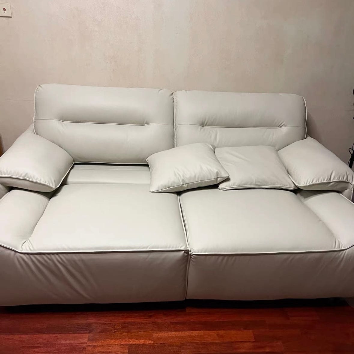 Home Atelier Bianco Electric Motorized Leather Sofa Bed