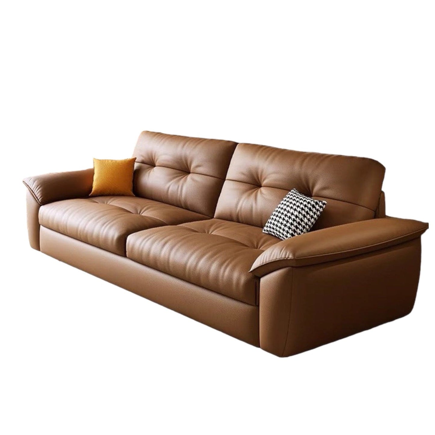 Home Atelier Bill  Genuine Leather Storage Sofa Bed