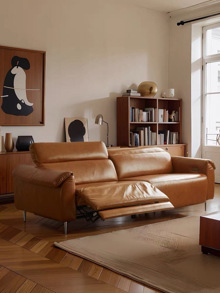 Home Atelier Billy Sectional Electric Recliner Leather Sofa