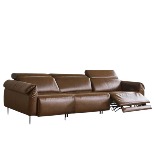 Home Atelier Billy Sectional Electric Recliner Leather Sofa