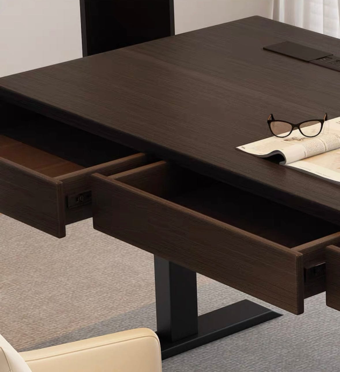 Home Atelier Bona Electric Extendable Study Table