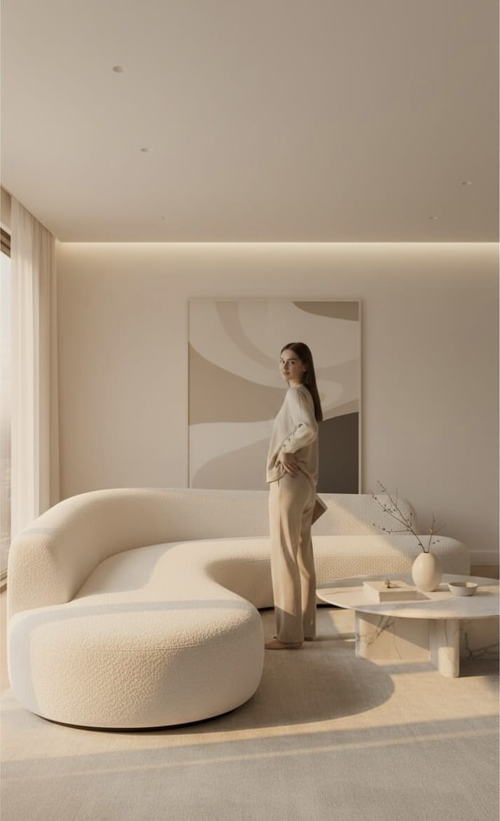 Home Atelier Bonza Performance Boucle Curve Sofa (Copy)