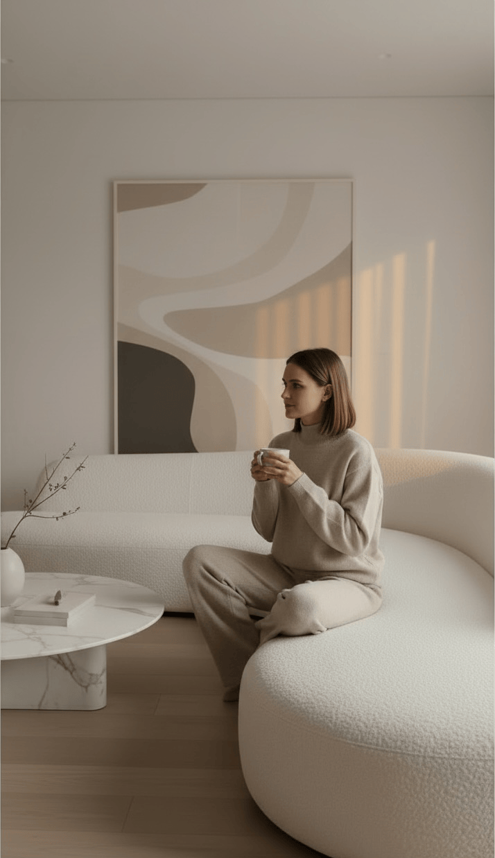 Home Atelier Bonza Performance Boucle Curve Sofa (Copy)