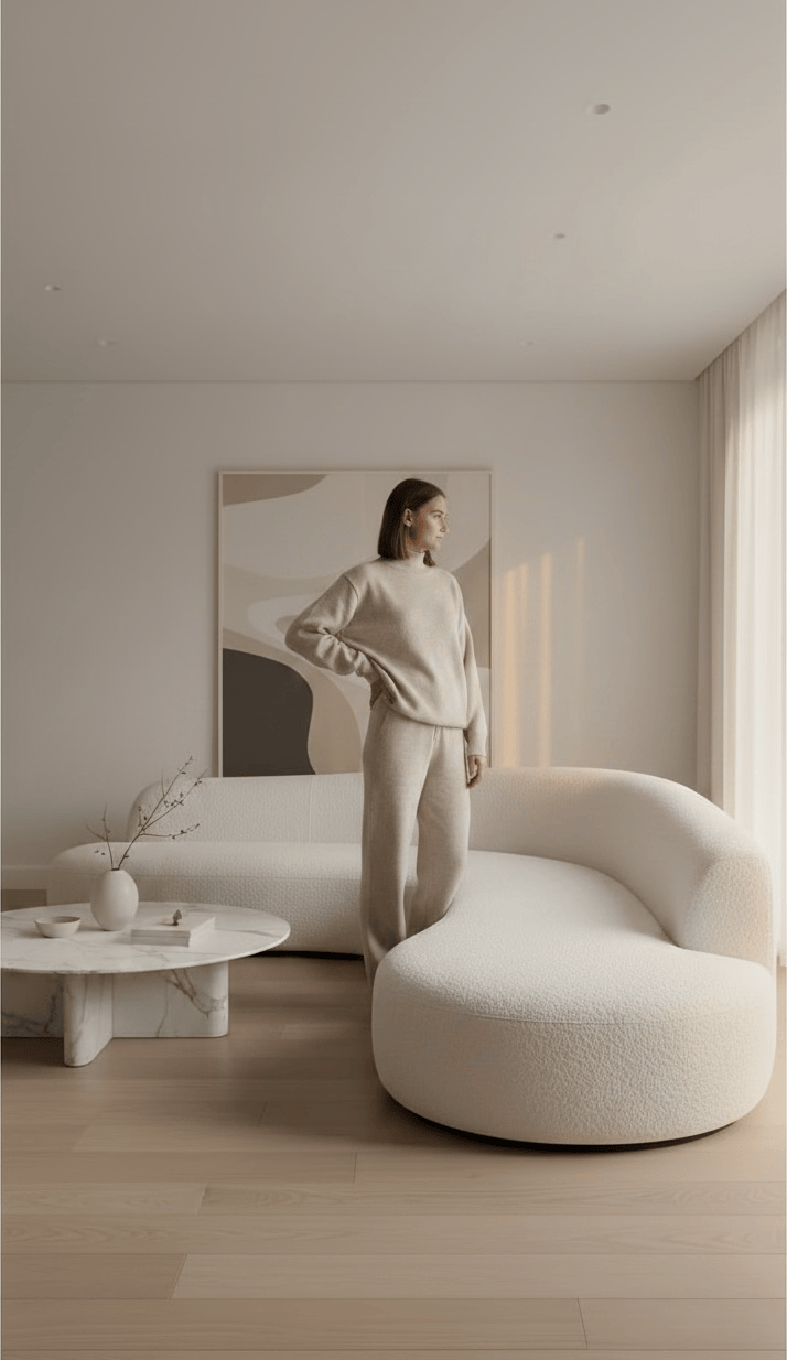 Home Atelier Bonza Performance Boucle Curve Sofa (Copy)