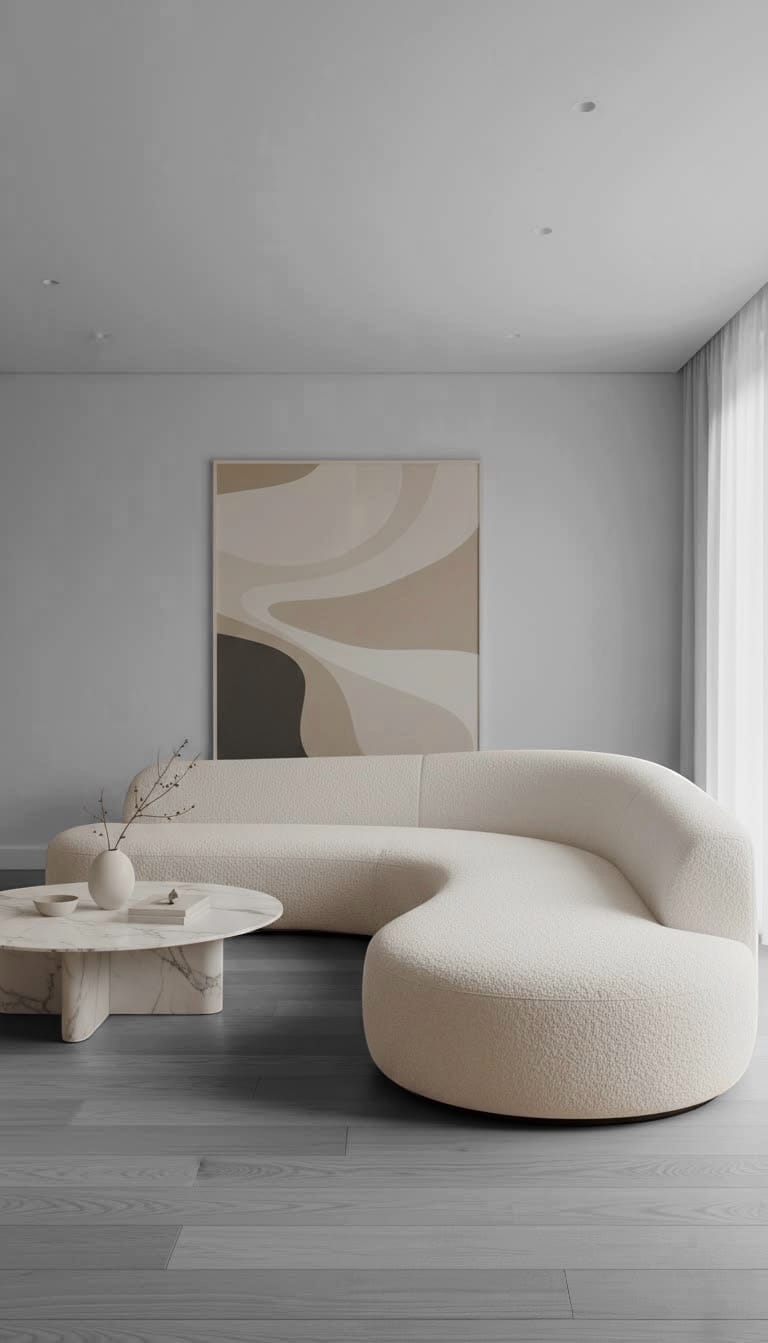 Home Atelier Bonza Performance Boucle Curve Sofa (Copy)