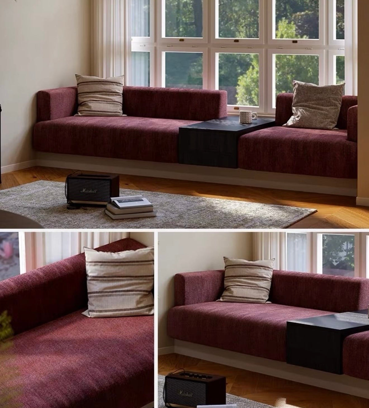 Home Atelier Boyle Customise Scratch Resistant Bay Window Sofa (Copy 2)