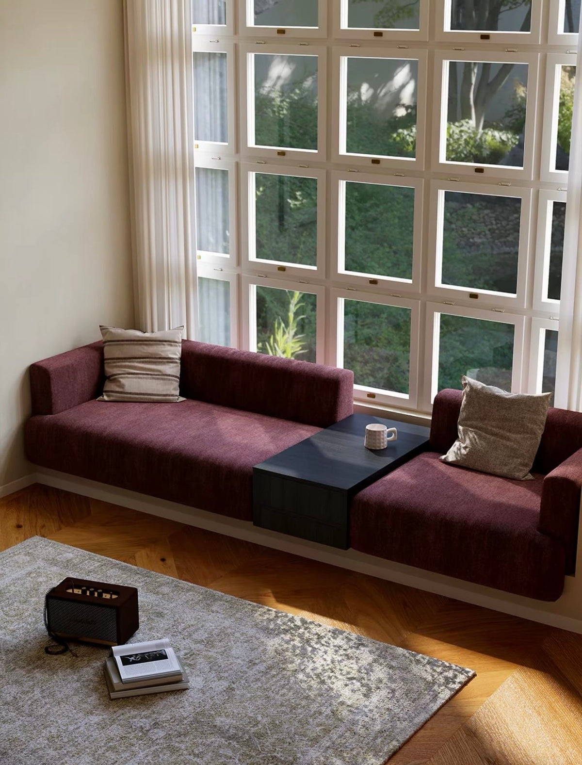 Home Atelier Boyle Customise Scratch Resistant Bay Window Sofa (Copy 2)