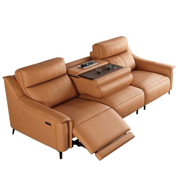 Home Atelier Bridgett Leather Recliner Sofa