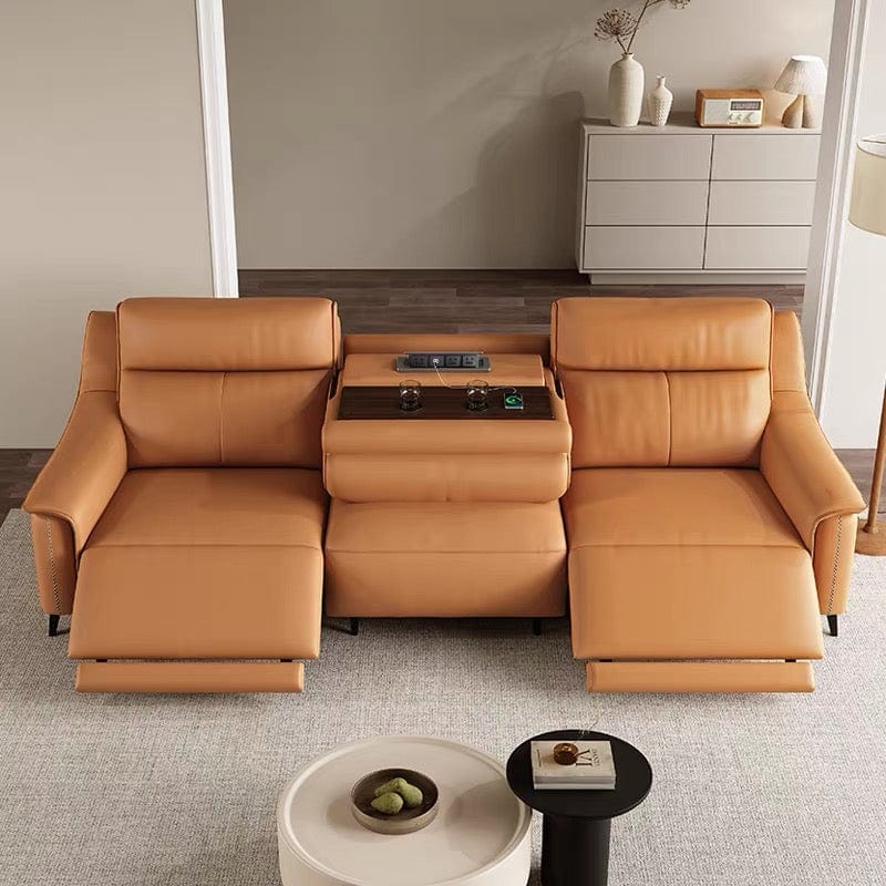 Home Atelier Bridgett Leather Recliner Sofa