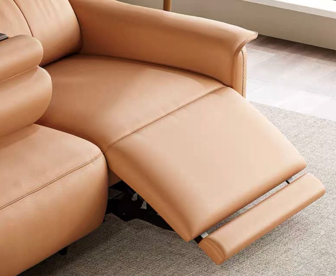 Home Atelier Bridgett Leather Recliner Sofa