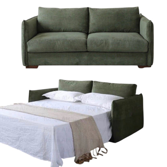 Home Atelier Caleb Foldable Sofa Bed with Mattress