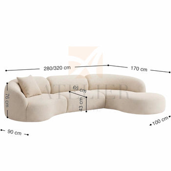Home Atelier Camy Curve Sofa