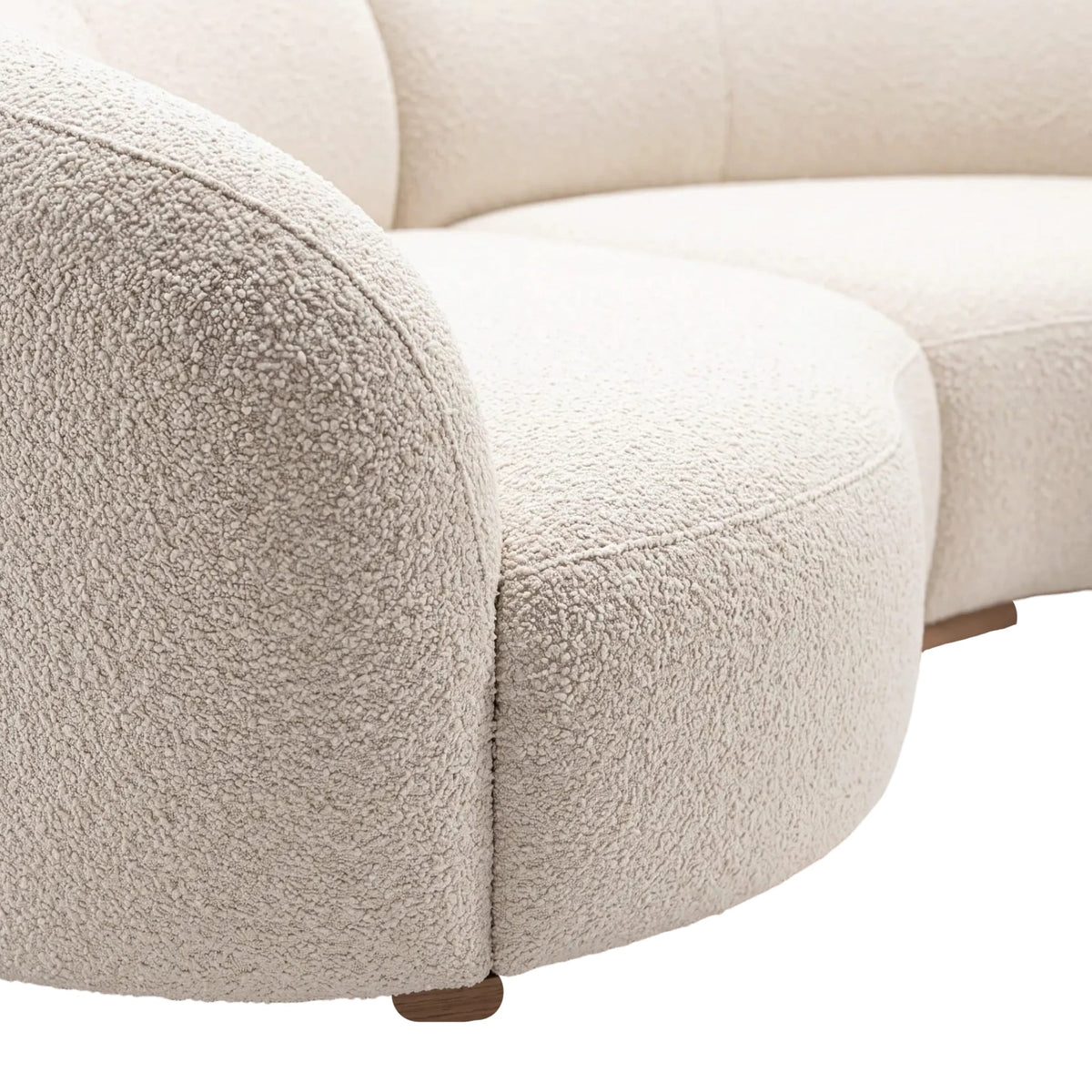 Home Atelier Camy Performance Boucle Sectional Curve Sofa